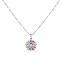 [Polaidi Jewelry ]Charming Flower Colorful Necklace