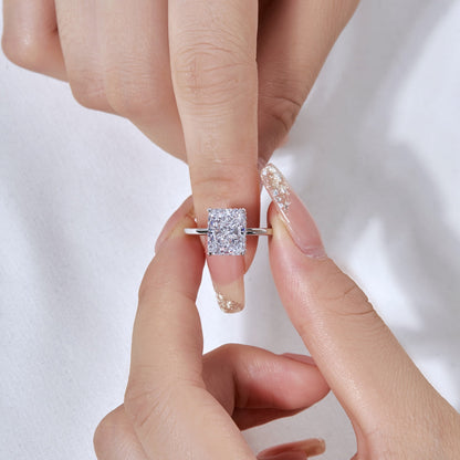 [Polaidi Jewelry]4.0 Carat Ornate Enchanting Radiand Cut Banquet Ring