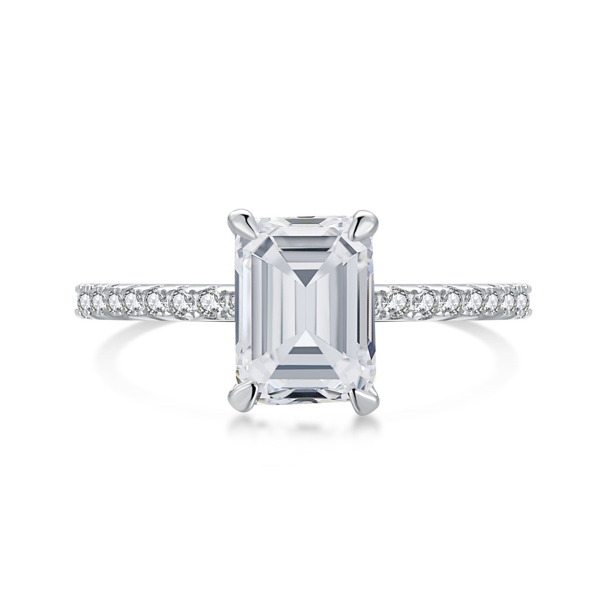 [Polaidi Jewelry]2.0 Carat Scintillating Ornate Radiant Cut Party Ring