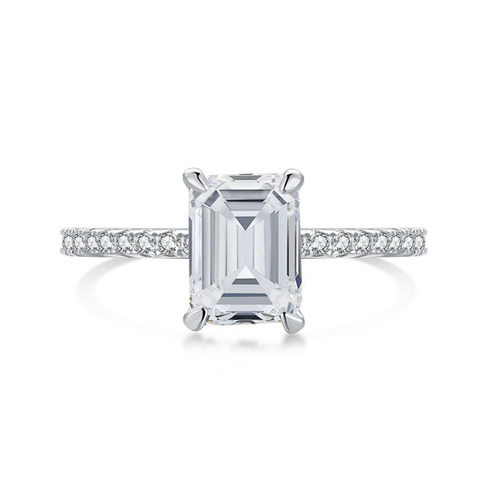 [Polaidi Jewelry]2.0 Carat Scintillating Ornate Radiant Cut Party Ring