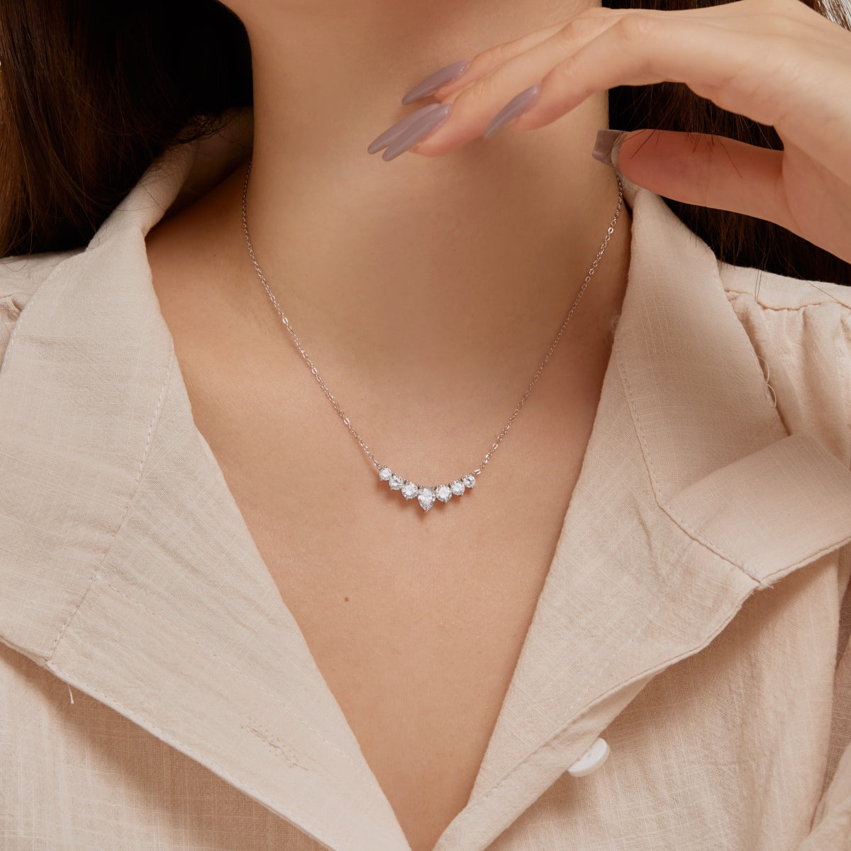 [Polaidi Jewelry]Dainty Colorful Heart Necklace