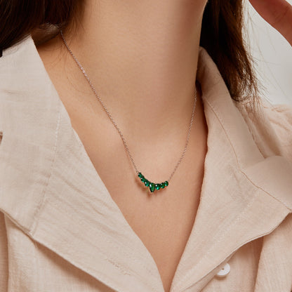 [Polaidi Jewelry]Dainty Colorful Heart Necklace