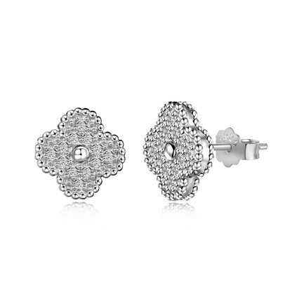 [Polaidi Jewelry]Four Leaf Clover Fashion Earrings