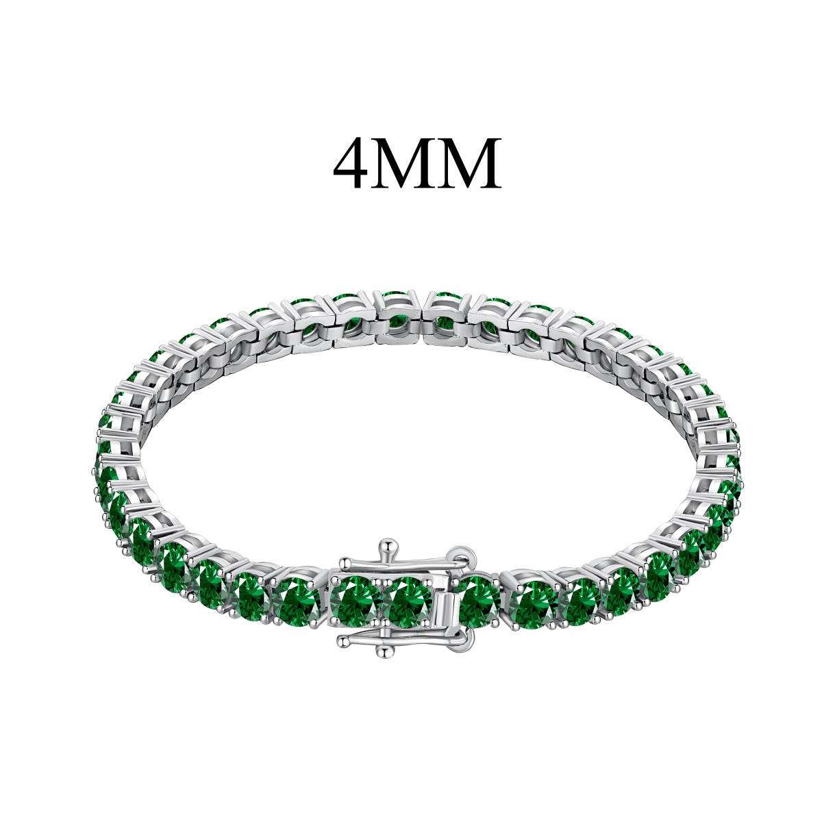 [Polaidi Jewelry]Radiant Colorful Round Cut Party Bracelet
