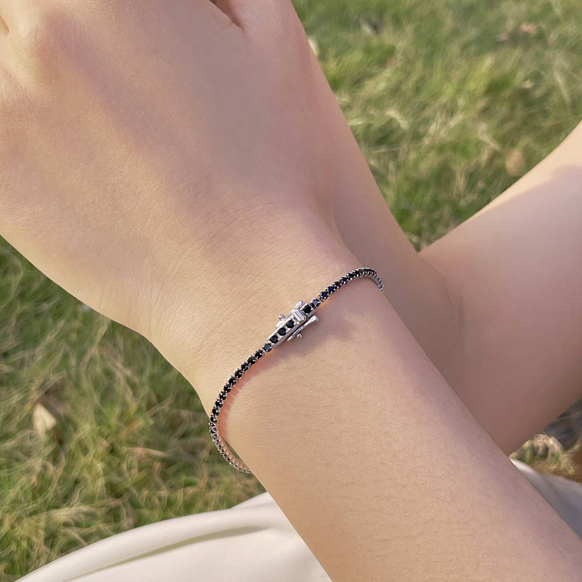 [Polaidi Jewelry]Radiant Colorful Round Cut Party Bracelet