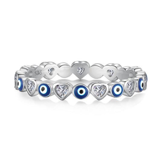 [Polaidi Jewelry]Radiant Colorful Round Shape Daily Ring