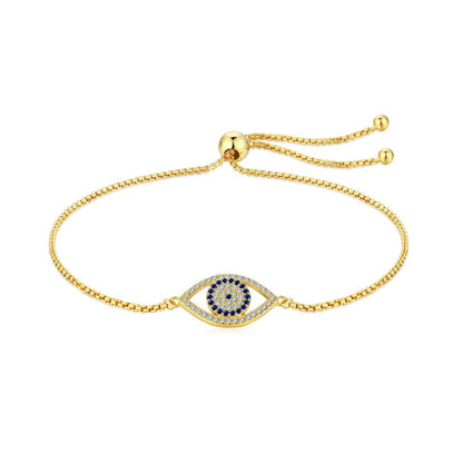 [Polaidi Jewelry]Dazzling Eye Shape Necklace