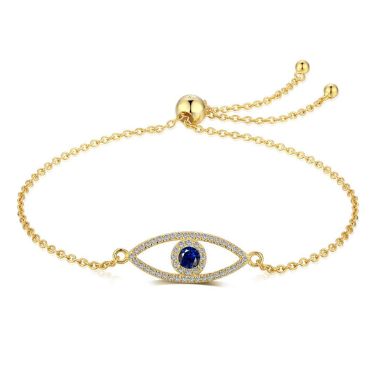 [Polaidi Jewelry]Devil's Eye Hollow Design Bracelet