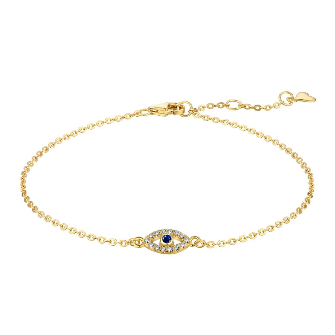 [Polaidi Jewelry]Evil Eye Shape Necklace