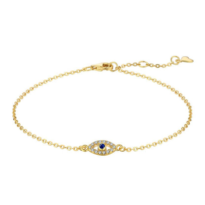 [Polaidi Jewelry]Evil Eye Shape Necklace