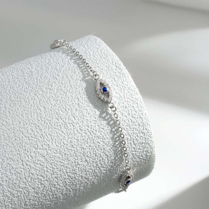 [Polaidi Jewelry]Evil Eye Shape Pendent Necklace