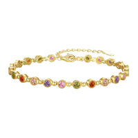 [Polaidi Jewelry ]Sparkling Exquisite Round Cut Party Bracelet