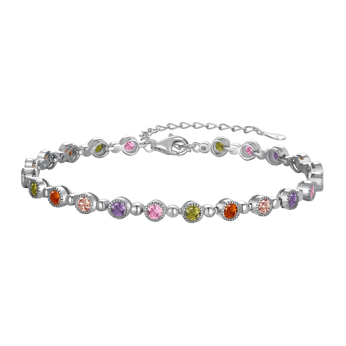 [Polaidi Jewelry]Sparkling Exquisite Round Cut Party Bracelet