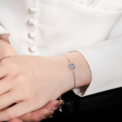 [Polaidi Jewelry]Dazzling Eye Shape Necklace