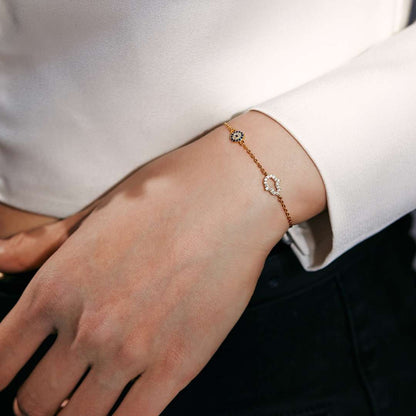 [Polaidi Jewelry]Gost Shape & Round Shape Necklace