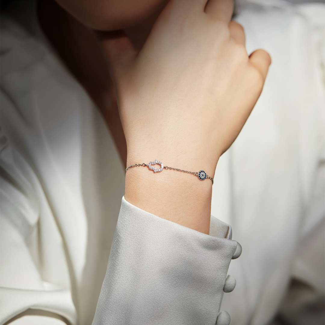 [Polaidi Jewelry]Gost Shape & Round Shape Necklace