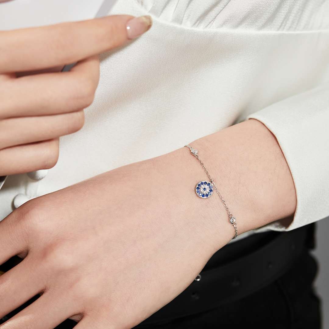 [Polaidi Jewelry]Devil's Eye Round Shape Bracelet