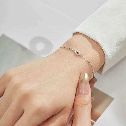 [Polaidi Jewelry]Evil Eye Shape Necklace