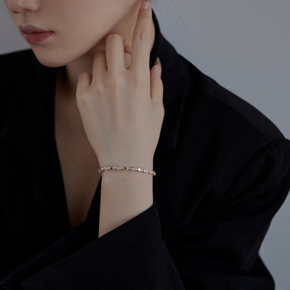 [Polaidi Jewelry]Sparkling Exquisite Round Cut Party Bracelet