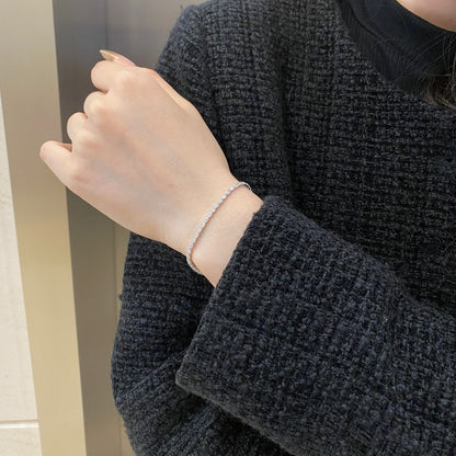 [Polaidi Jewelry]Elegant Emerald Cut Daily Bracelet