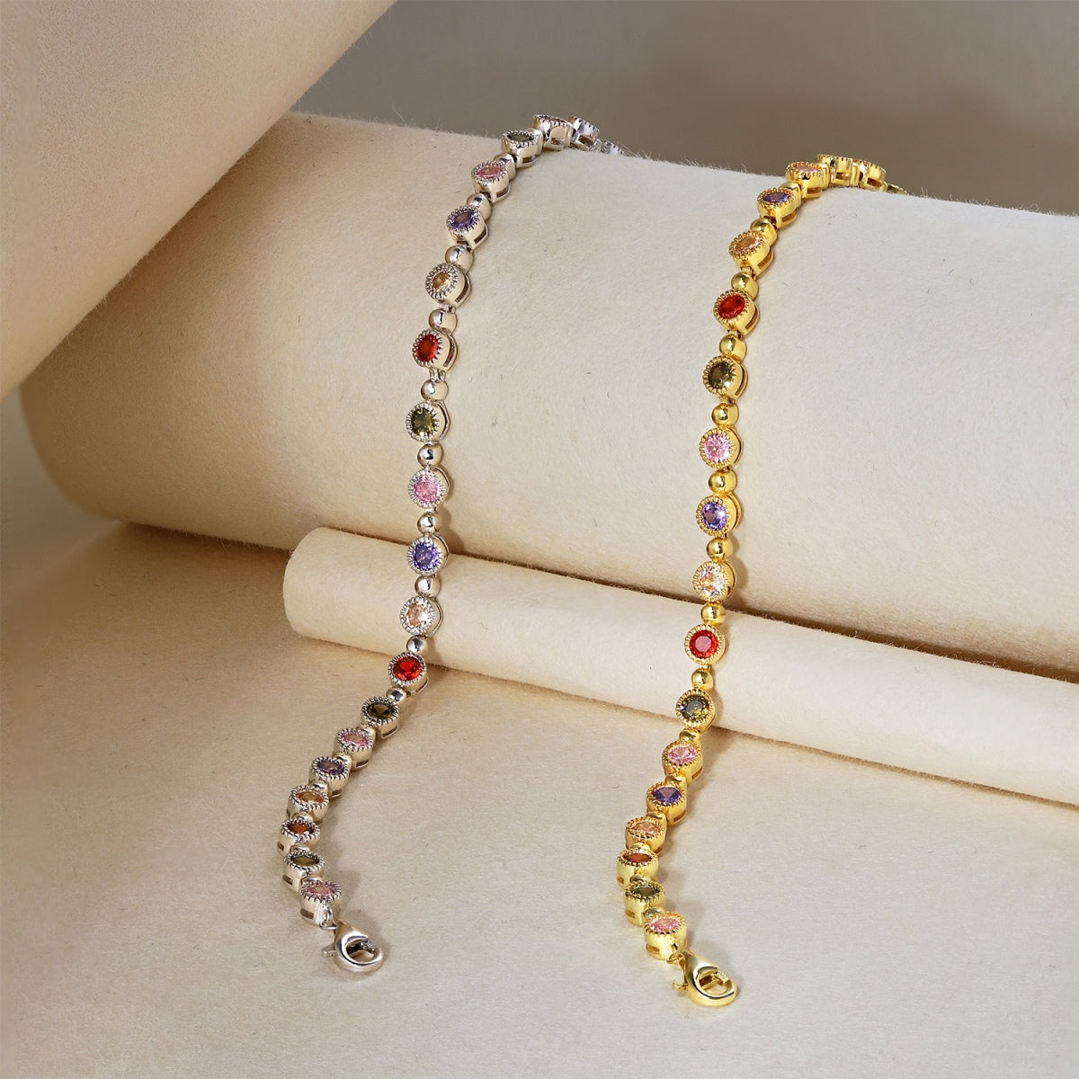 [Polaidi Jewelry]Sparkling Exquisite Round Cut Party Bracelet