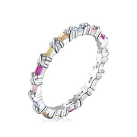 [Polaidi Jewelry ]Charming Colorful Round Cut Daily Ring
