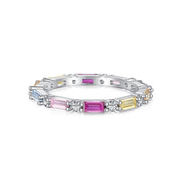 [Polaidi Jewelry ]Lively In Shades Elegant Radiant Cut Daily Ring