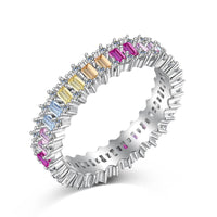[Polaidi Jewelry ]Splashy Ornate Emerald Cut Cocktail Ring