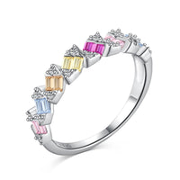[Polaidi Jewelry ]Delicate Vibrant Emerald Cut Daily Ring
