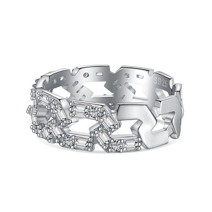 [Polaidi Jewelry]Sparkling Vibrant Emerald Cut Daily Ring