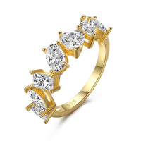 [Polaidi Jewelry ]Delicate Multi Cut Ring