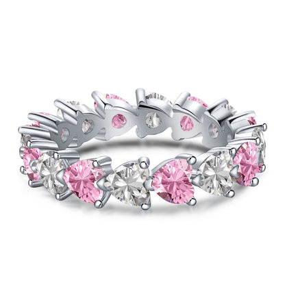 [Polaidi Jewelry]0.25 Carat Radiant Romance Heart Cut Lover Ring
