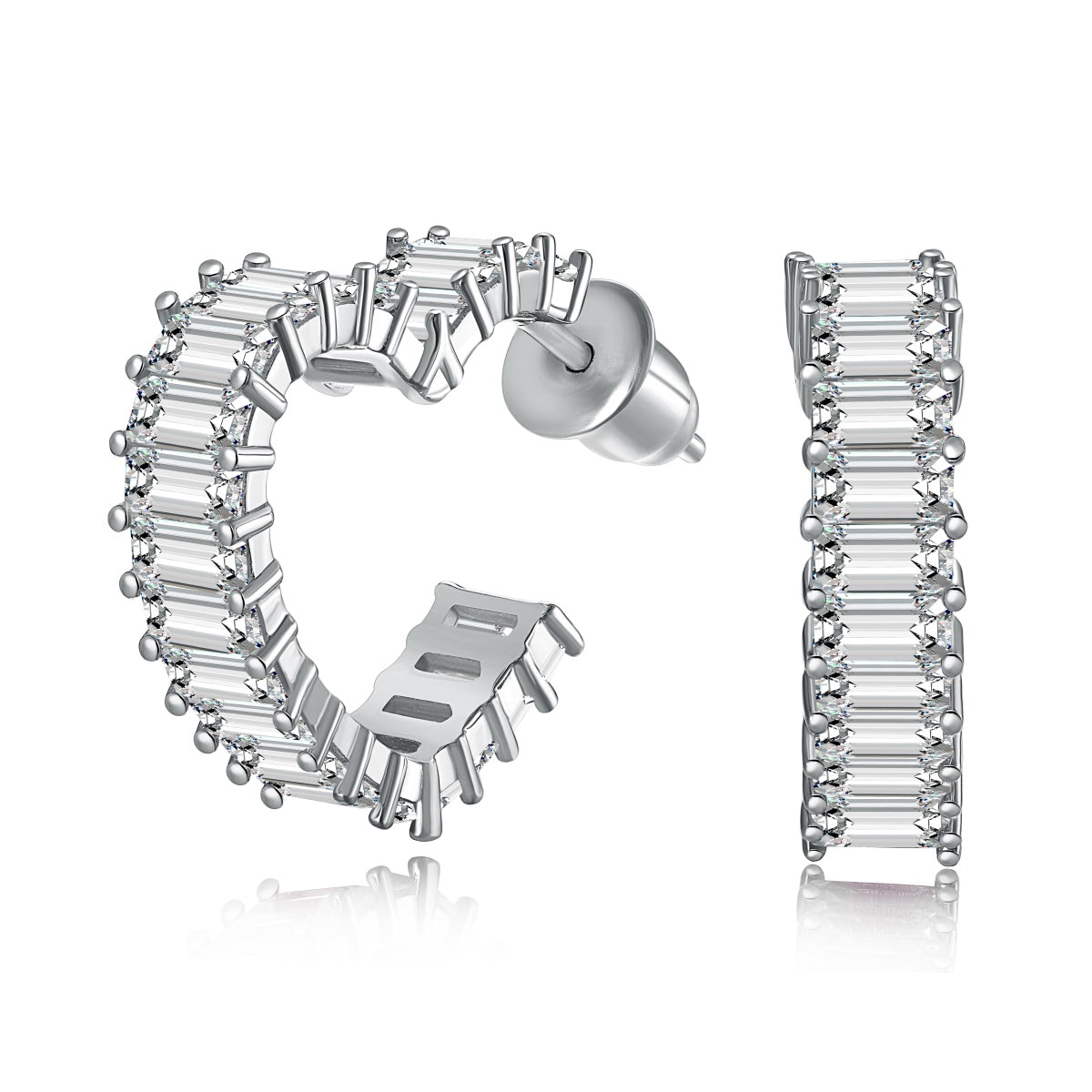 [Polaidi Jewelry]Radiant Heart Cutout Earrings