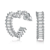 [Polaidi Jewelry ]Radiant Heart Cutout Earrings