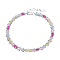 [Polaidi Jewelry ]Delicate Colorful Emerald Cut Party Bracelet
