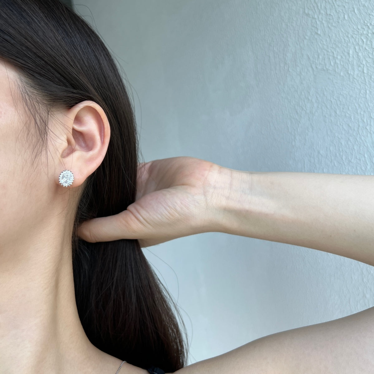 [Polaidi Jewelry]Delicate Radiant Oval Cut Daily Earrings
