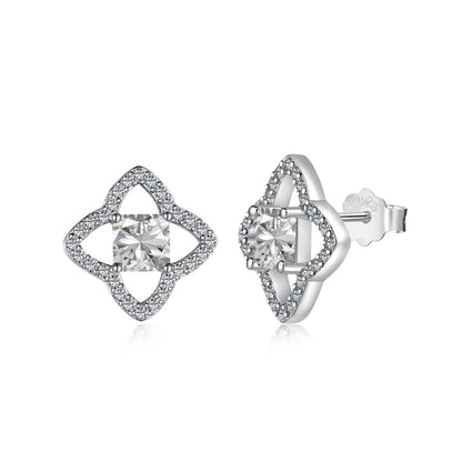 [Polaidi Jewelry]Elegant Star Shape Princess Cut Daily Earrings