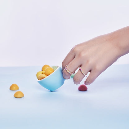 [Polaidi Jewelry]Lively In Shades Elegant Radiant Cut Daily Ring