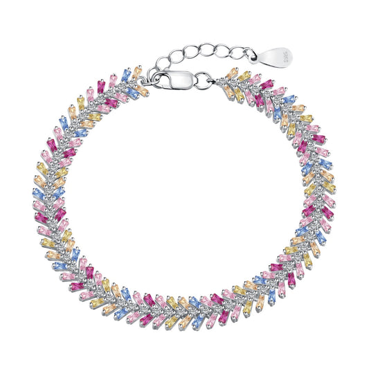 [Polaidi Jewelry]Dainty Radiant Emerald Cut Daily Bracelet