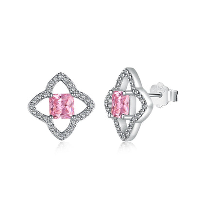 [Polaidi Jewelry]Elegant Star Shape Princess Cut Daily Earrings