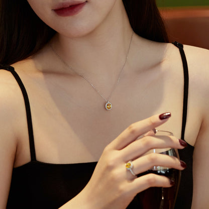 [Polaidi Jewelry]Delicate Unique Oval Cut Daily Earrings