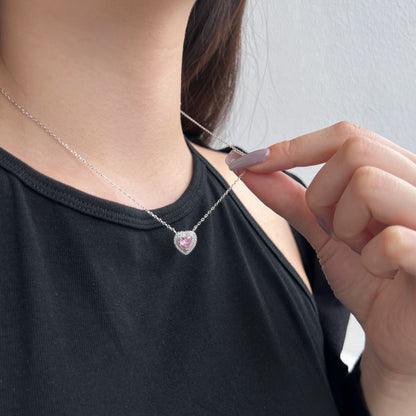 [Polaidi Jewelry]Exquisite Heart Shape Necklace