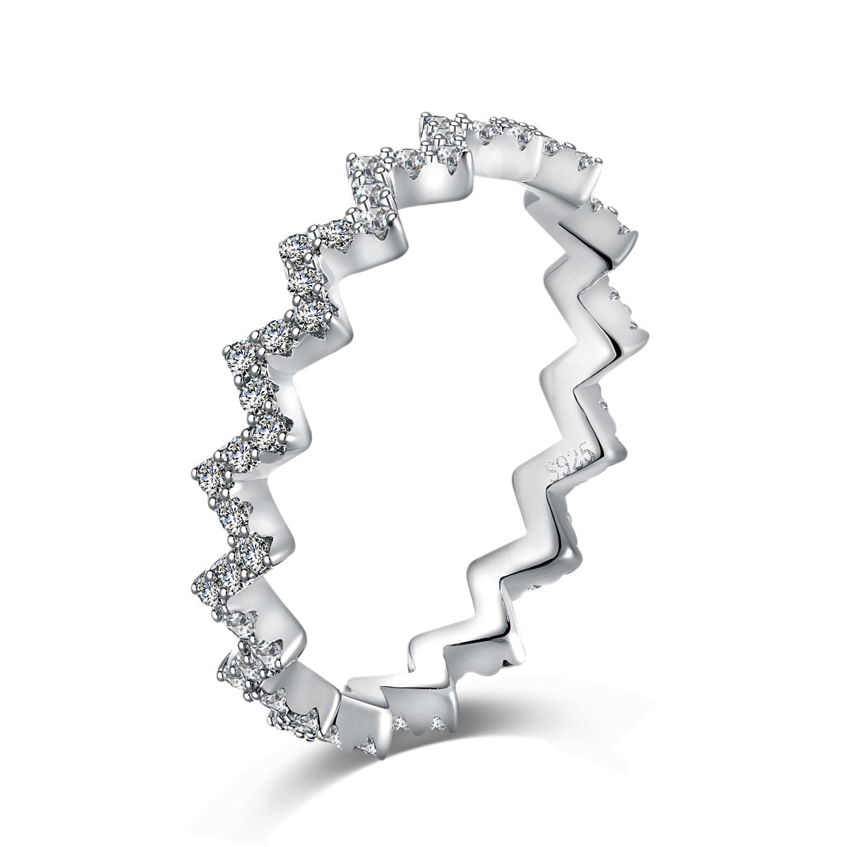 [Polaidi Jewelry]Delicate Enchanting Wave Shape Daily Ring