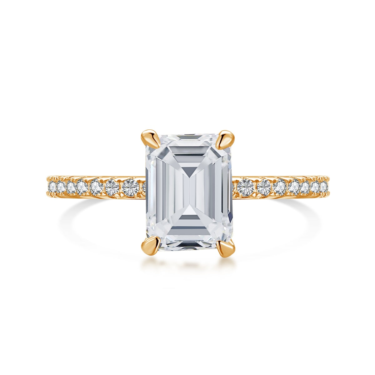 [Polaidi Jewelry]2.0 Carat Scintillating Ornate Radiant Cut Party Ring