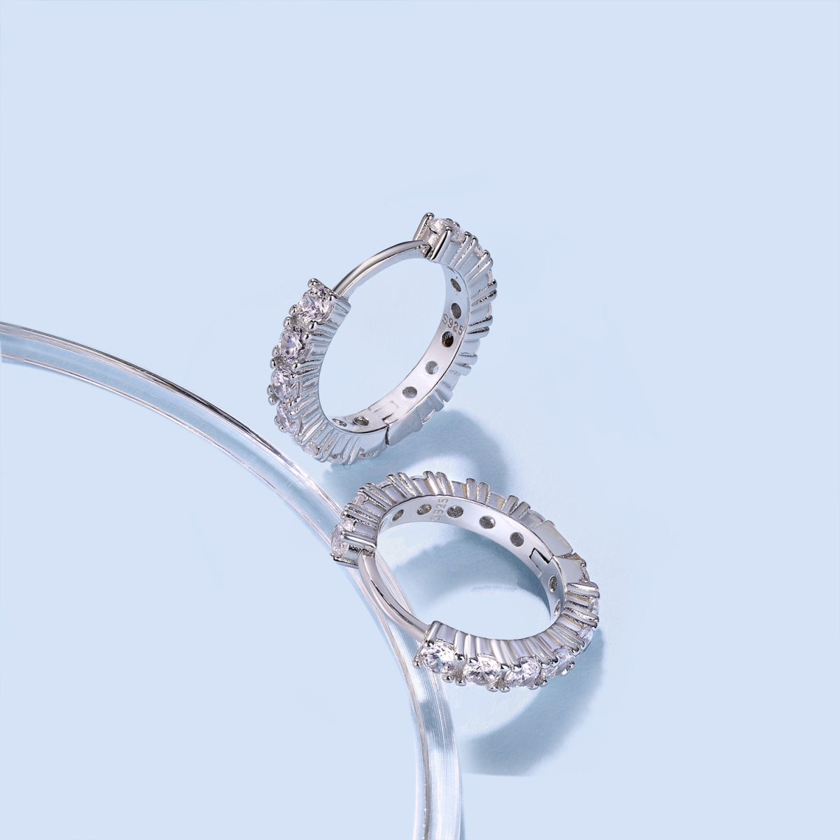 [Polaidi Jewelry]Radiant Colorful Round Cut Earrings