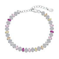 [Polaidi Jewelry ]Radiant Colorful Round Shape Daily Bracelet