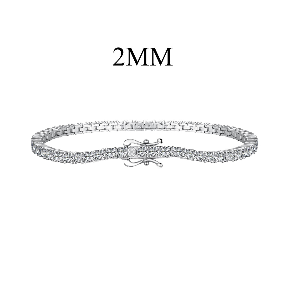 [Polaidi Jewelry]Dazzling Exquisite Round Cut Daily Bracelet
