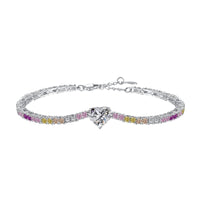 [Polaidi Jewelry ]Delicate Romantic Heart Shape Lover Bracelet