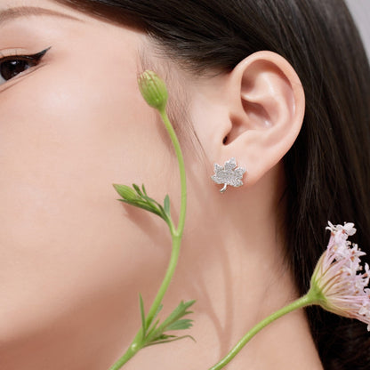 [Polaidi Jewelry]Exquisite Maple Leaf Design Earrings