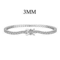 [Polaidi Jewelry ]Dainty Charming Round Cut Tennis Bracelet